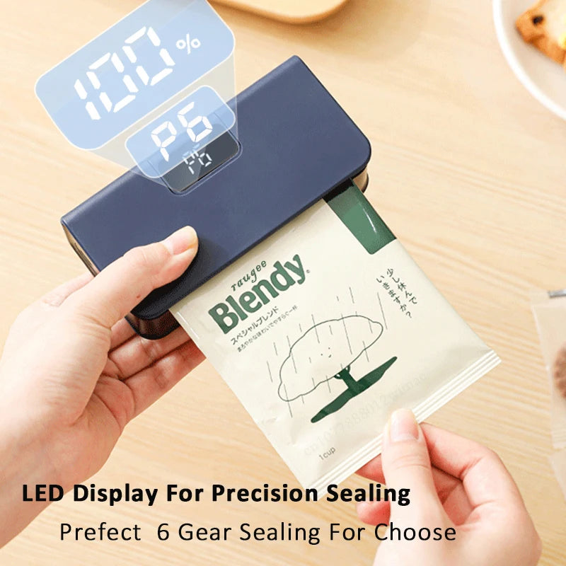 Plastic Bags Sealer Mini Handheld Heat Bag Sealing Machine Heat Bag Sealer Food Packaging Sealing Machine Portable Bags Sealer