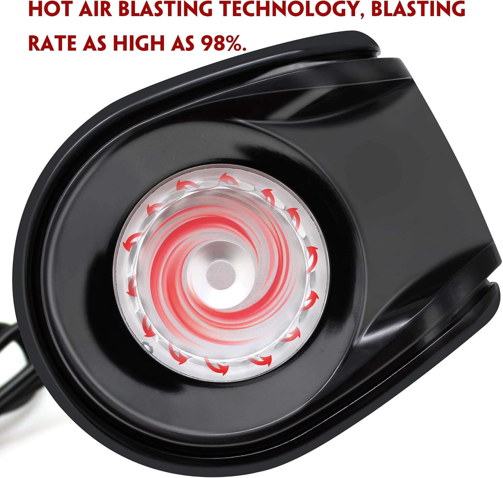 Electric Popcorn Maker Machine - Hot Air Popper with 1200W, No Oil Needed, Healthy and Delicious Snack for Kids, Adults. Great for Holding Parties in Home and Watching Movies with Family